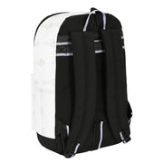 School Bag Real Madrid C.F. Black White (31 x 47 x 15 cm)