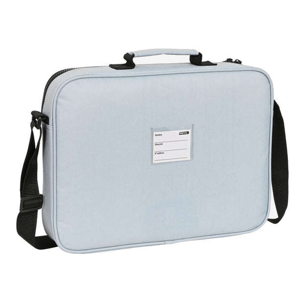 School Satchel F.C. Barcelona Grey (38 x 28 x 6 cm)