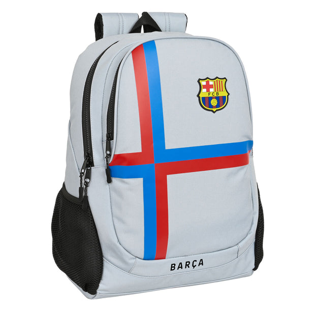 School Bag F.C. Barcelona Grey (32 x 44 x 16 cm)