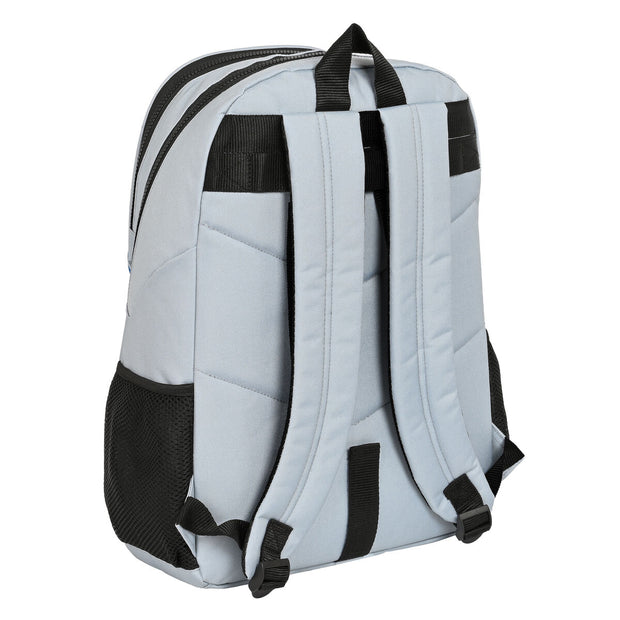 School Bag F.C. Barcelona Grey (32 x 44 x 16 cm)