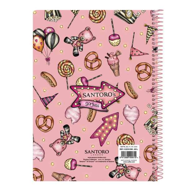 Notebook Gorjuss Carousel Salmon A5