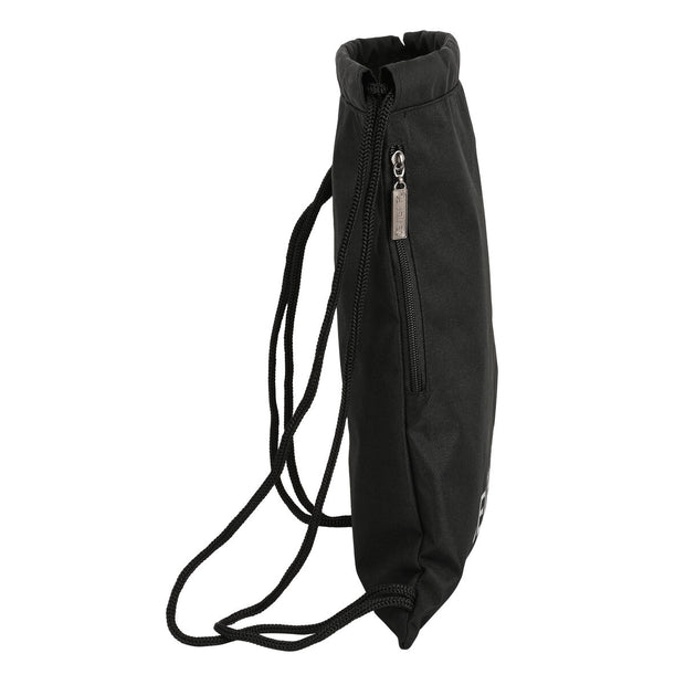 Backpack with Strings Sevilla Fútbol Club Teen Black (35 x 40 x 1 cm)