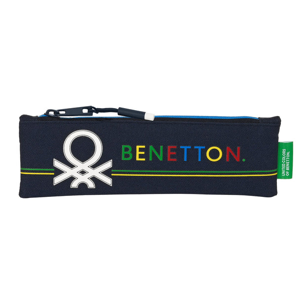 School Case Benetton Sixties Navy Blue (20 x 6 x 1 cm)