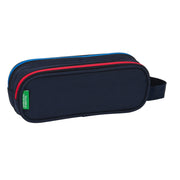 Double Carry-all Benetton Sixties Navy Blue (21 x 8 x 6 cm)