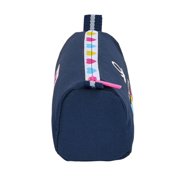 School Case Benetton Love Navy Blue (21 x 8 x 7 cm)