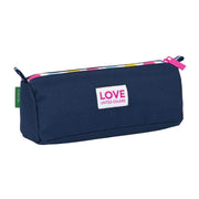 School Case Benetton Love Navy Blue (21 x 8 x 7 cm)