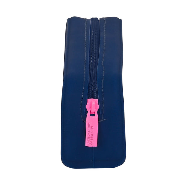 School Case Benetton Love Navy Blue (18.5 x 7.5 x 5.5 cm)