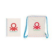 Stationery Set Benetton Topitos 2 Pieces White