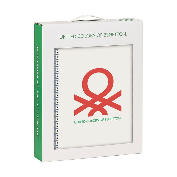 Stationery Set Benetton Topitos 2 Pieces White