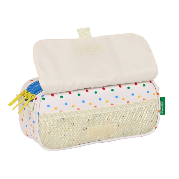 Triple Carry-all Benetton Topitos White (21,5 x 10 x 8 cm)