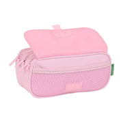 Triple Carry-all Benetton Pink Pink (21,5 x 10 x 8 cm)