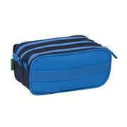 Triple Carry-all Benetton Deep water Blue (21,5 x 10 x 8 cm)