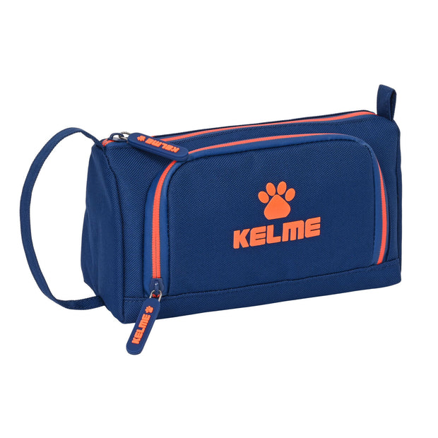 School Case with Accessories Kelme Navy blue Orange Navy Blue (20 x 11 x 8.5 cm) (32 Pieces)