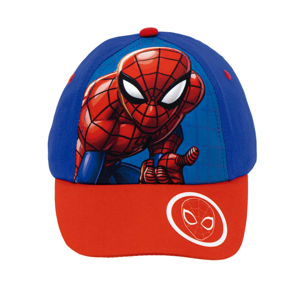 Kinderkappe Spiderman Great power Rot Blau (48-51 cm)