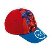 Kinderkappe Spiderman Great power Rot Blau (48-51 cm)