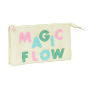 Triple Carry-all Glow Lab Magic flow Beige (22 x 12 x 3 cm)