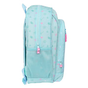 School Bag Glow Lab Cute doll Light Blue (31 x 41 x 14 cm)