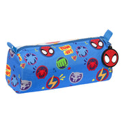 School Case Spiderman Team up Blue (21 x 8 x 7 cm)