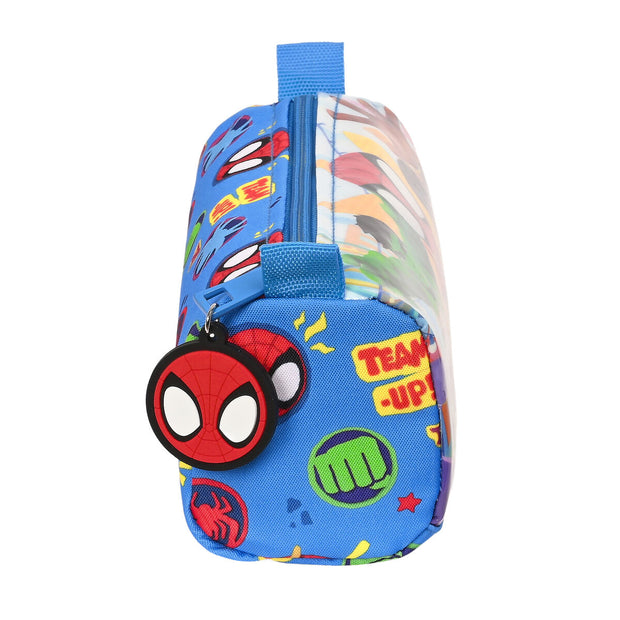 School Case Spiderman Team up Blue (21 x 8 x 7 cm)