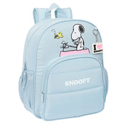 School Bag Safta Snoopy Light Blue (15 L)