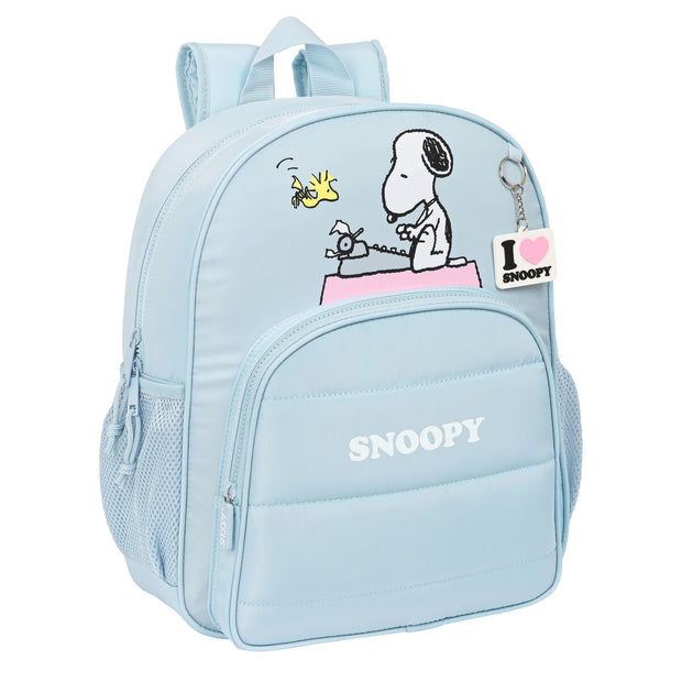 School Bag Safta Snoopy Light Blue (15 L)