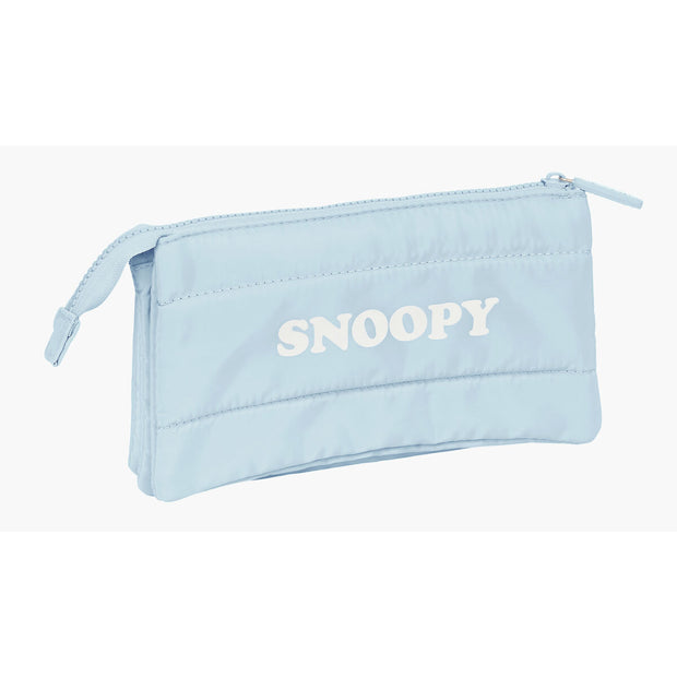 School Case Snoopy Light Blue (22 x 3 x 12 cm)