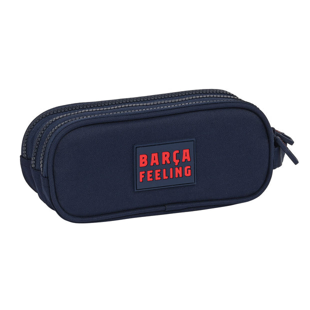 Triple Carry-all F.C. Barcelona Navy Blue (21 x 8.5 x 7 cm)