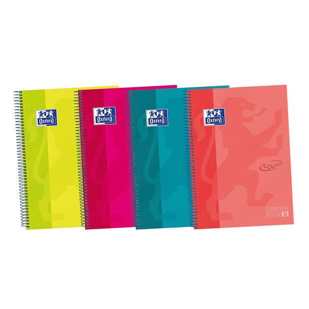 Notebook Oxford European Book Multicolour A4 5 Units