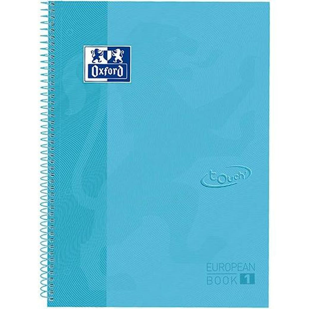 Notebook Oxford European Book A4 Pastel Blue 5 Units