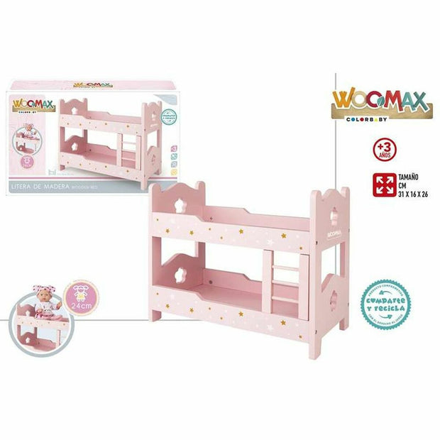 Cradle for dolls Woomax Wood