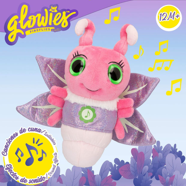 Fluffy toy Glowies Pink (27 cm)