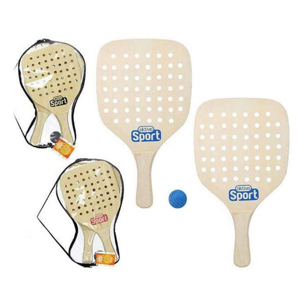 Beach Spades with Ball Sport 12 mm Wood