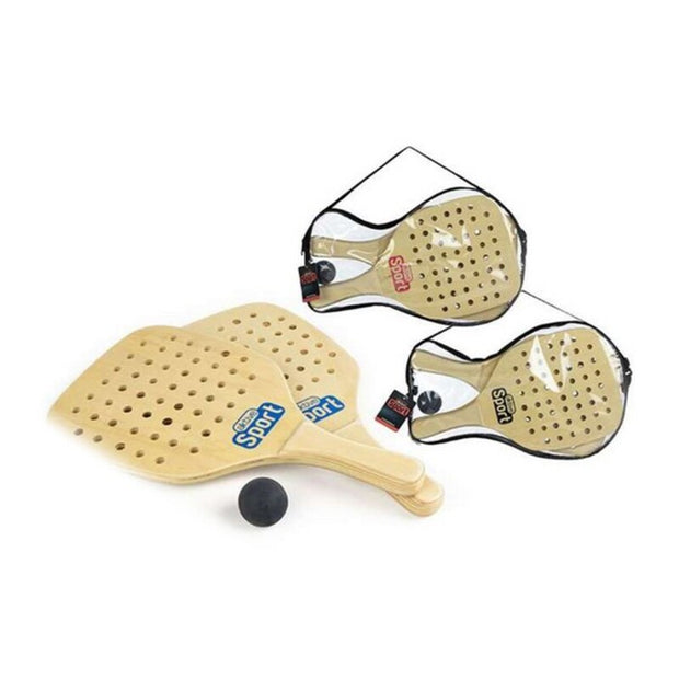 Beach Spades with Ball Sport 12 mm Wood