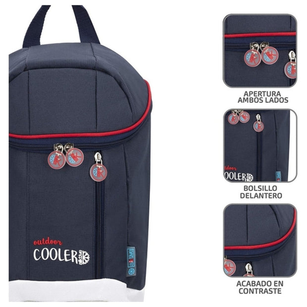 Cooler Backpack Navy Blue 10,6 L (25 x 15 x 37 cm)