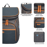 Cooler Backpack Igloo Grey 15 L (26 x 20 x 35 cm)