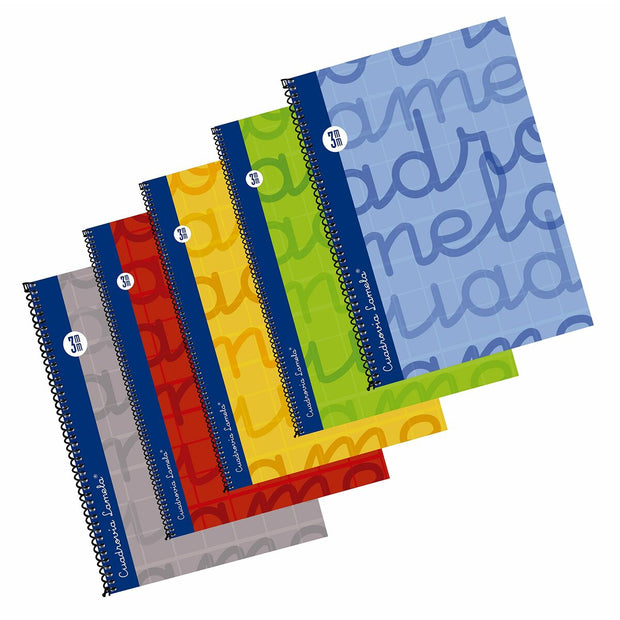 Notebook Lamela 3 mm 80 Sheets Din A4 Spiral (5 Units)