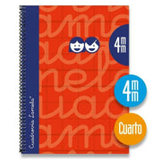 Notebook Lamela Red 5 Units Quarto