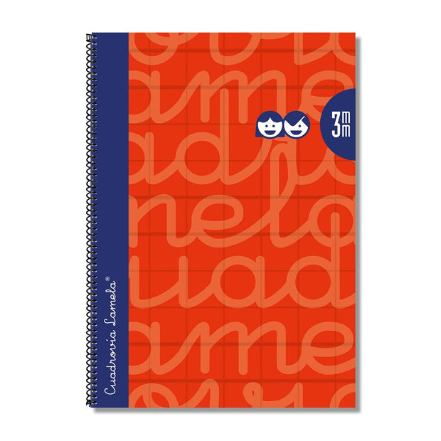 Notebook Lamela Red A4 5 Units