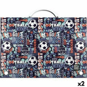 Document Holder Grafoplas Winners Clasp Multicolour Din A4 (2 Units)