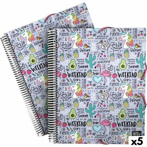 Folder Grafoplas Maxiplás Fantasy Lilac Rubber A4 (5 Units)