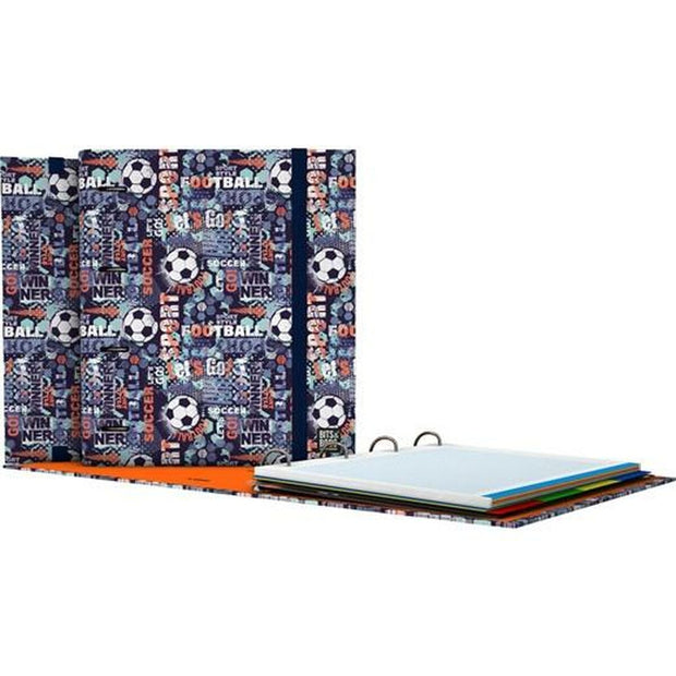 Ring binder Grafoplas Carpebook Winners Dark blue A4 (2 Units)