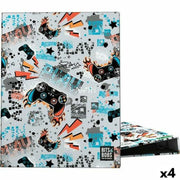 Ring binder Grafoplas Play Grey A5 (4 Units)