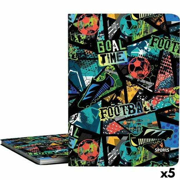 Folder Grafoplas Poliplás Sports Football Black A4 (5 Units)