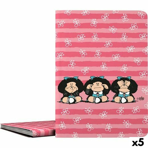 Folder Grafoplas Poliplás Mafalda Pink A4 (5 Units)