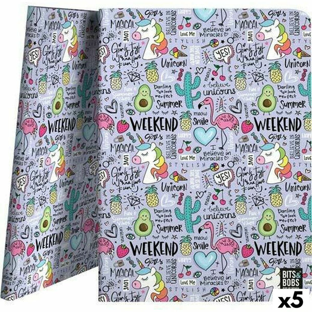 Folder Grafoplas Poliplás Fantasy Lilac A4 (5 Units)