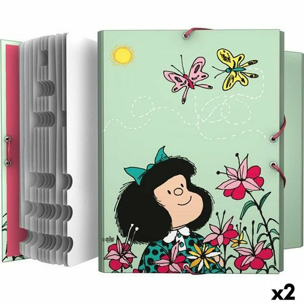Organiser Folder Grafoplas Mafalda Spring Multicolour 12 Seperators