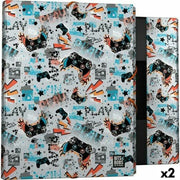 Folder Grafoplas Play White Rubber Din A4 (2 Units)