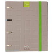 Ring binder Grafoplas Carpebook Grey (32 x 28 x 4 cm)