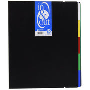 Organiser Folder Grafoplas In&Out 80 Covers Black Spiral