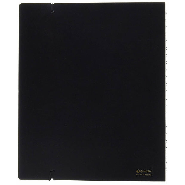 Organiser Folder Grafoplas In&Out 80 Covers Black Spiral